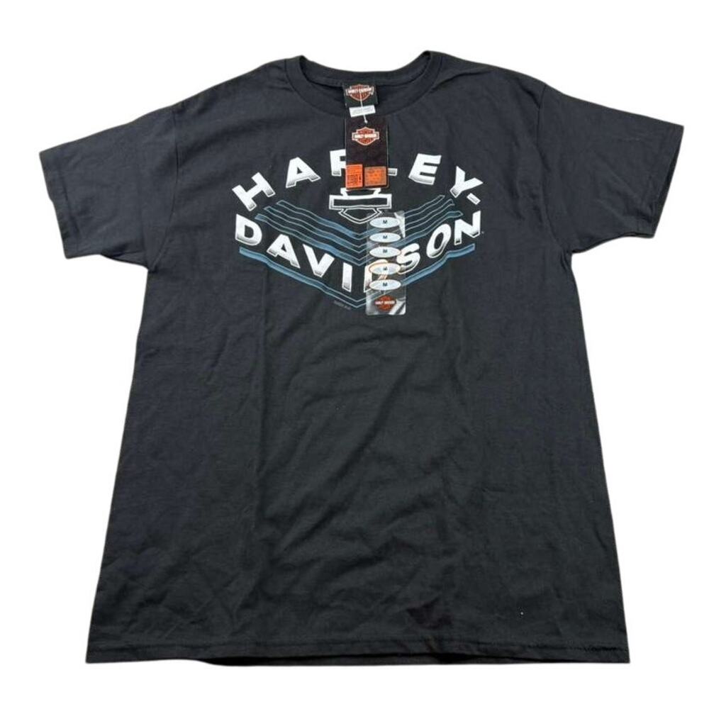 Harley Davidson Graphic T Shirt Medium American Way Black Motorcycle NYC‎ Dealer